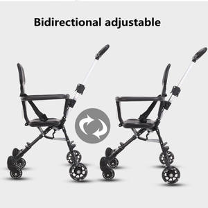 Cochecito de bebé de acero ligero barato y sencillo, <span class=keywords><strong>silla</strong></span> de empuje plegable para niños, fabricación Hebei de la colección familiar Prams - Product Image 4