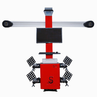 Machine d'alignement de roues, dispositif 3D approuvé CE, Test d'équilibrage de roues, mesure automatique pour équipement de Garage élévateur de voiture