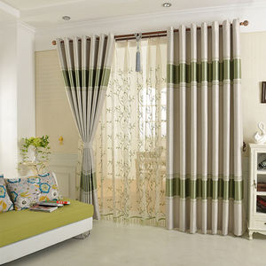 Lumière de luxe moderne minimaliste style princesse chambre à coucher atmosphère haut de gamme français couleur unie polyester <span class=keywords><strong>jacquard</strong></span> fini rideau - Product Image 6