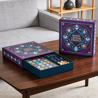 Jeux de table éducatifs amusants en carton de haute qualité, conçus sur mesure, emballage en boîte de couleur, jeu de société amusant