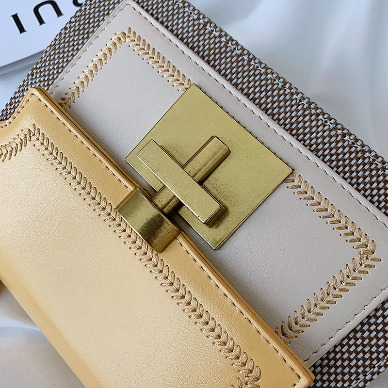 Luxury Women Handbags Famous Branded Designer Metal Handle Cross Body Ladies Purse Women Hand Bags