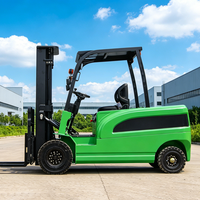 Chariot élévateur industriel lourd de 5 tonnes avec batterie au lithium 80V 500Ah, moteur AC, système de charge rapide, CE ISO
