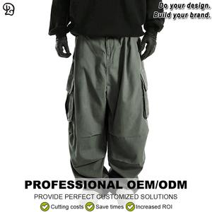 Pantalon cargo ample <span class=keywords><strong>pour</strong></span> <span class=keywords><strong>homme</strong></span>, coupe décontractée, poches fonctionnelles, style urbain, léger, décontracté, surdimensionné, <span class=keywords><strong>tenue</strong></span> tendance, bas de <span class=keywords><strong>tenue</strong></span> urbaine - Product Image 6
