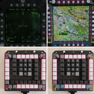 DCS Indoor Flight Simulation MFD Universal MPD Applicable à Xiaolong Apache UFC <span class=keywords><strong>F18</strong></span> F15UFC pour une utilisation en aéroport - Product Image 5