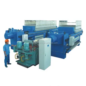 Kaolin filter press with Automatic Cloth inclining system and Automatic Plate Shifted System