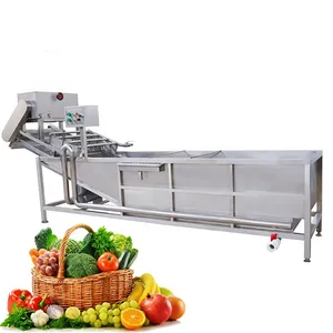 Máquina industrial del equipo de limpieza del lavado de la fruta vegetal de la burbuja de aire