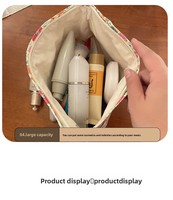 Sac cosmétique en papier DuPont écologique, imperméable, respirant, organisateur de maquillage, minimaliste, léger, masque facial, shampoing