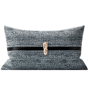 Housse de <span class=keywords><strong>coussin</strong></span> Jacquard rayé de luxe intérieur bleu rouge coussins housses de <span class=keywords><strong>coussin</strong></span> <span class=keywords><strong>avec</strong></span> <span class=keywords><strong>visage</strong></span> <span class=keywords><strong>abstrait</strong></span> pour housse de <span class=keywords><strong>coussin</strong></span> de canapé - Product Image 3