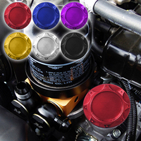 Bouchon de réservoir d'huile moteur en aluminium avec logo personnalisé M42x4.5 pour Subaru Forester WRX STI Outback BRZ Toyota 86/GR86