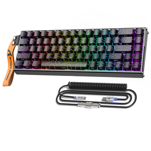 Clavier mécanique ATTACK <span class=keywords><strong>SHARK</strong></span> X68MAX HE - RGB USB-C résistant aux déversements 60% filaire 8KHz 0.005mm Précision RT Gaming - Product Image 1