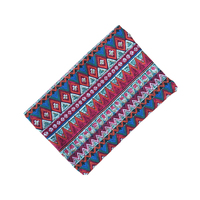 Tapisserie brodée de style d'Asie du Sud-Est, nappe en coton et lin imprimée, décoration