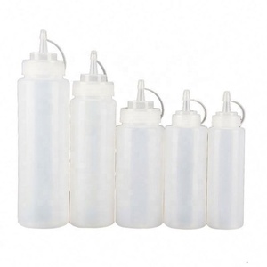 Factory Sale Plastic <b>Squeeze</b> Honey Sauce Dispenser <b>Bottle</b> Cooking Bbq Salad Dressing <b>Bottles</b> - Product Image 2