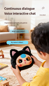 Ours en peluche personnalisé super doux pour enfants, compagnon émotionnel, jouet éducatif interactif vocal IA intelligent, avec fonction anti-stress et finition lavée - Product Image 4