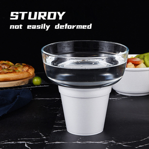 Bán buôn Trắng Smoothie Takeaway đồ uống lạnh cà phê xốp cup 6oz 8oz 16oz 32oz dùng một lần tùy chỉnh EPS bọt ly với logo - Product Image 2