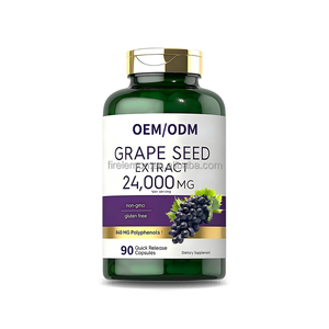Cápsulas de Extrato de Semente de Uva OEM/ODM Suplemento Herbal Vitamina C Cápsulas de Extrato de Semente de Uva Suplemento Dietético - Product Image 1