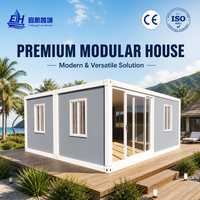 Construction rapide de bâtiments préfabriqués en conteneurs, maison modulaire portable, design moderne et respirant, garantie 1 an pour la construction