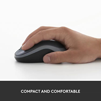 Souris sans fil Logitech M186 2.4GHz avec mini récepteur USB Design portable bureau ordinateur portable souris de bureau