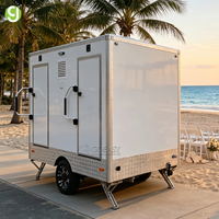 Goeasy Outdoor 2 Cabines Toilettes Mobiles Portables pour Fêtes, Mariages et Camping