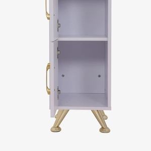 Mesa de Manicura Moderna de Lujo con Colector de Polvo, Juego de Mesa y Silla Doble de Madera para Salón de Belleza, Diseño para Sala de Estar - Product Image 5