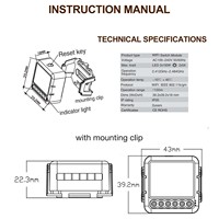 Module Mini DIY 1/2/3/4 Gang 2 Voies Tuya Smart à Commande Vocale, Relais Électrique en Plastique, Contrôleur de Minuterie Étanche PC