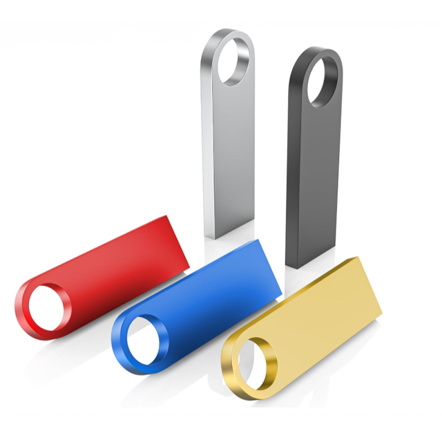 New Metal USB Flash Drive Custom Logo 8GB-128GB USB 3.0 Laser Engrave Business Gift Promotional