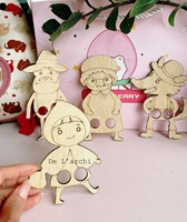 Nouveauté 2023 Delarchi DIY Jouet éducatif de dessin animé naturel Le Petit Chaperon Rouge Unisexe pour les 0-7 ans, Direct Vietnam