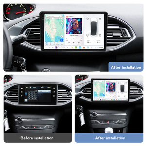 DUDU Android Systèmes multimédia de voiture pour <span class=keywords><strong>Peugeot</strong></span> <span class=keywords><strong>308</strong></span> 2013-2017 avec affichage Navigation Musique CarPlay Android Auto - Product Image 5