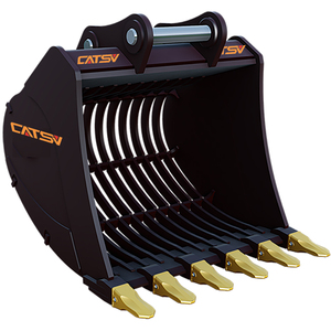 Personnalisation CNC CATSU <span class=keywords><strong>Godet</strong></span> de criblage rotatif pour excavatrice à rotateur inclinable multiple - Product Image 1