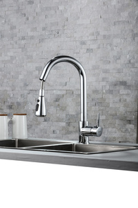 Sang trọng hiện đại phong cách nhà bếp tap nước nóng và lạnh tap Brass kéo ra phun bồn rửa nhà bếp Vòi <span class=keywords><strong>Mixer</strong></span> - Product Image 5