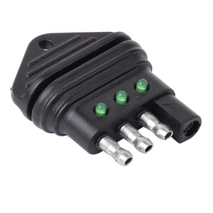 Đèn LED Trailer Nhỏ Kết Nối Tesers Với Phích Cắm Rơ Moóc Phẳng 4 Chiều - Product Image 2