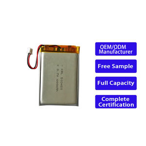 סוללת פולימר 503450 1000mAh <span class=keywords><strong>3.7V</strong></span> <span class=keywords><strong>LiPo</strong></span> עבור מיני רחפנים, פריקה גבוהה עם תקן CE/UL - Product Image 1