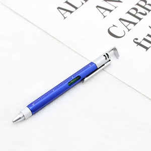 Custom Multi Function <strong>Tool</strong> 6 in 1 Ballpoint Pen High Quality Level Scale Ruler Phone Holder <strong>Office</strong> Festival Advertising - Product Image 6
