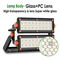 Reflector LED para Estadios de 800W con Lente de Vidrio, Alto Brillo de 120000LM, IP65, Iluminación Deportiva