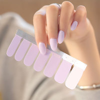 Décorations d'ongles 2D colorées personnalisées de style français et japonais, autocollants et bandes adhésives pour ongles, 100 pièces