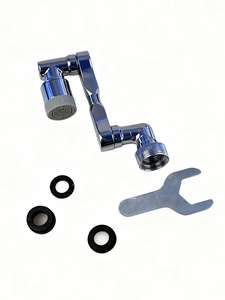 Bras robotique universel 720 °   Rallonge de Robinet Pivotante pour Salle de Bain, Bras Robotique Rotatif pour Évier de Cuisine et Salle de Bain - Product Image 2