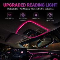 Kit de mise à niveau LED ambiant 64 couleurs Star Rainbow 12V 10W pour éclairage intérieur style Symphony 2018-2023