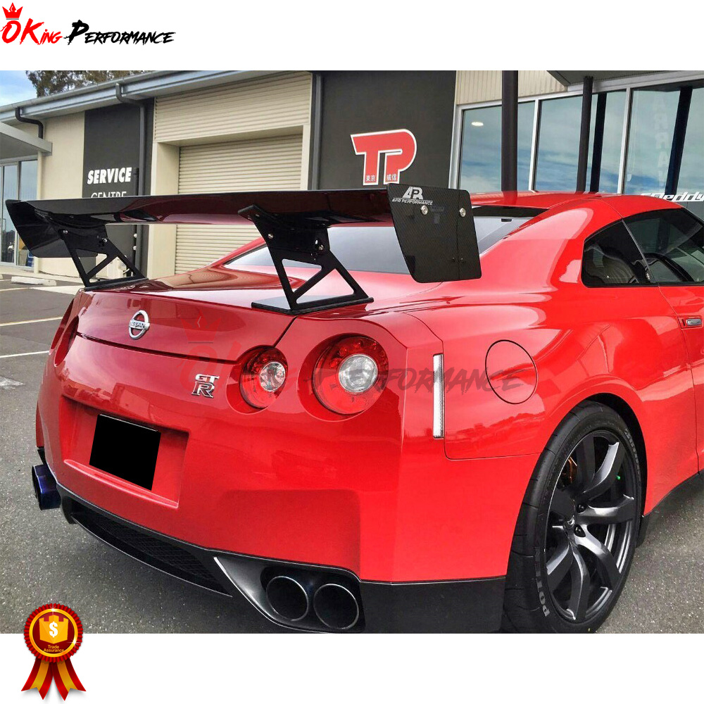ニッサン R35 GTR用 Aスタイルカーボンファイバーリアウイング