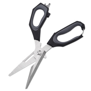 <b>Kitchen</b> <b>Scissors</b> Stainless Steel Straight Tip Multi Purpose For Food Barbecue Fish Chicken Bone Cutting Home Use - Product Image 2