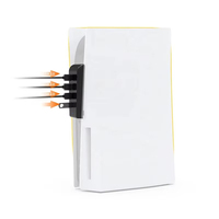 Adaptador de 4 Puertos Tipo-C USB 2.0 Personalizado de Fábrica, Otros Accesorios para Juegos, Hub USB2.0 de Carga para Consola PS5