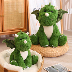 Couverture de dinosaure avec peluche de <span class=keywords><strong>dragon</strong></span> douce 2 en 1, animaux en peluche de dinosaure comprenant un œuf, poupée en peluche pour enfants, cadeaux - Product Image 5
