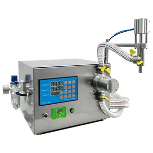 Single Head 23L Semi Automatic Quantitative Filling Machine 30ML-5000ML Electric Magnetic Pump Liquid Filling Machine