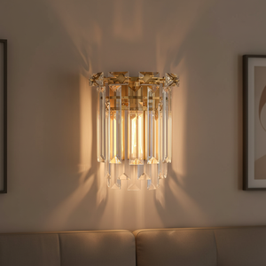 Applique murale moderne pour hôtel, applique murale en cristal de luxe, salon, mur arrière, décoration de chambre à coucher, couloirs, appliques murales en cristal modernes - Product Image 4