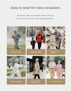 Người Đàn Ông Người Già Của Mùa Đông Thoáng Khí Lưới Lót Lông Cừu Lót Trên Mềm EVA Đế Ngoài Non-Slip Dày Tuyết Khởi Động - Product Image 2