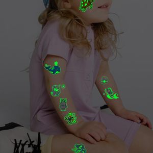CHARLENT 300 <span class=keywords><strong>Tatuaggi</strong></span> Temporanei Fosforescenti per Bambini, 36 Fogli Personalizzabili Multicolore, Regalo per Ragazzi e Ragazze - Product Image 6