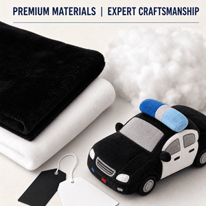 Fabricante de Juguetes de Peluche Personalizados de Coches de Policía, OEM ODM, Venta al por Mayor, Mascota de Peluche Suave, Regalo, Logotipo de Alta Fidelidad - Product Image 4