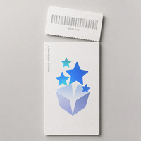 Billets d'événement VIP personnalisés imprimés sur carton premium, estampillés à chaud or, avec brouillon perforé pour galas et soirées de première