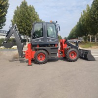 Nouvelle conception de mini-chargeuse-pelleteuse 4x4, la moins chère, fabriquée en Chine