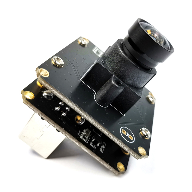 4K USB Camera Module 1/2.5-Inch CMOS IMX317 Sensor 8MP Fixed Focus Wide Angle Lens Two-Way Audio UVC Plug-and-Play Video