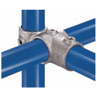 Barrières de sécurité modulaires en fonte et aluminium malléable, garde-corps, cadre, raccords de tuyauterie structurelle à basse pression zingués, kits