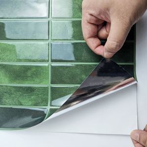 מדבקות קיר תלת מימד מודרניות עמידות למים - אפקט שיש, קלף והדבק למטבח/אמבטיה, מתאים לאריחים - Product Image 3